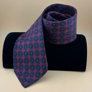 Vintage Custom Made in England 100% Silk Tie